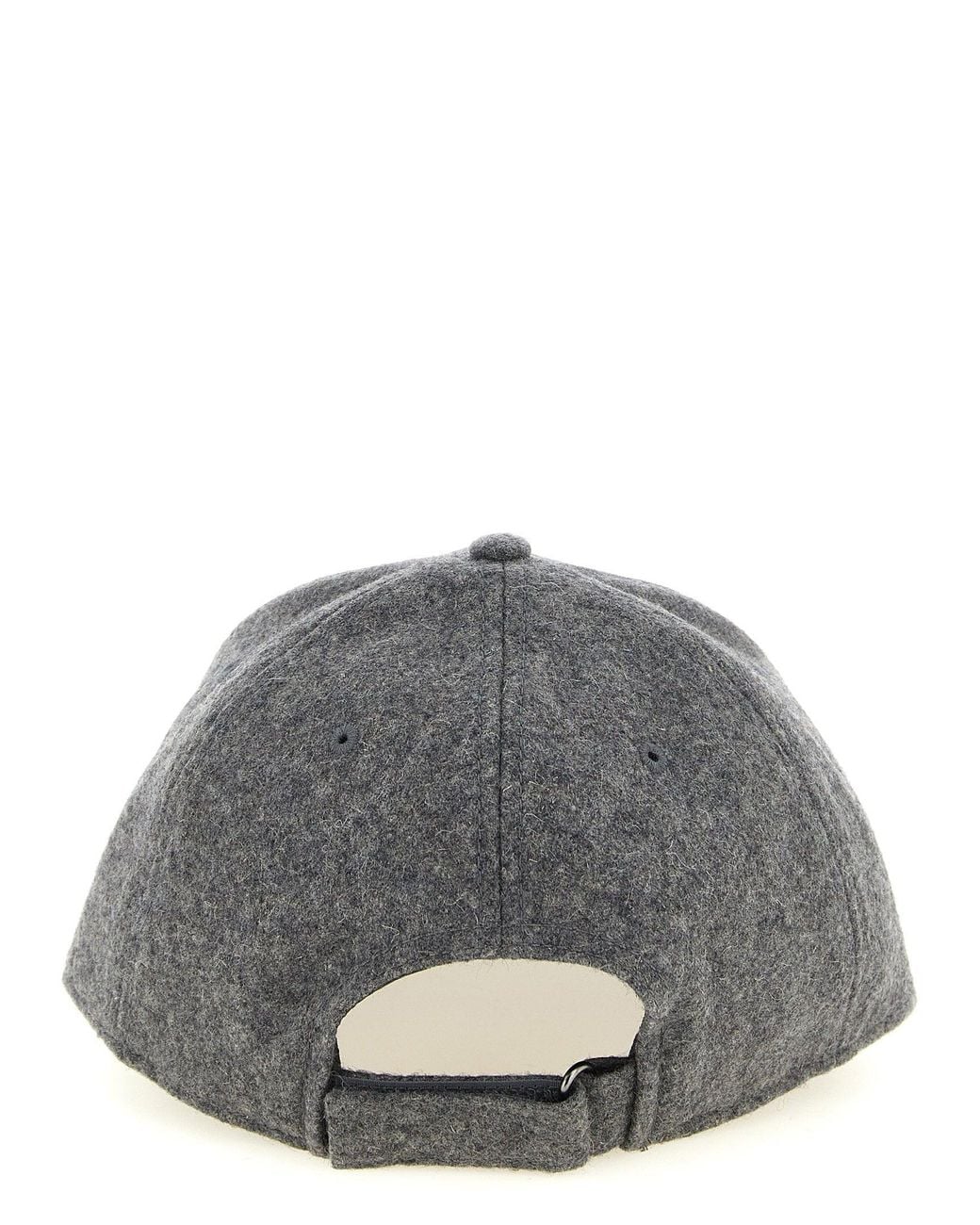 Ballantyne Gray Monogram Patch Baseball Cap for men