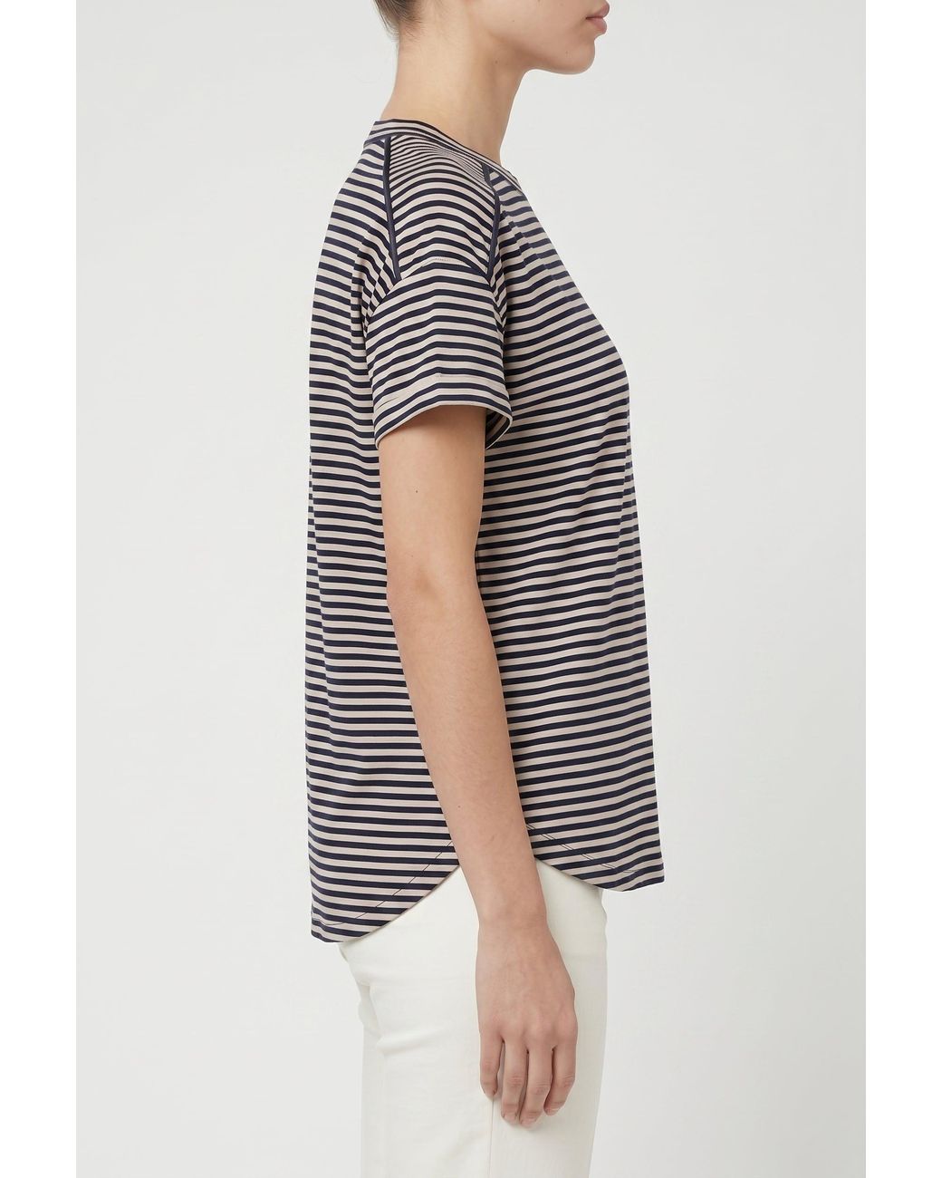 Brunello Cucinelli Black Striped Shirt