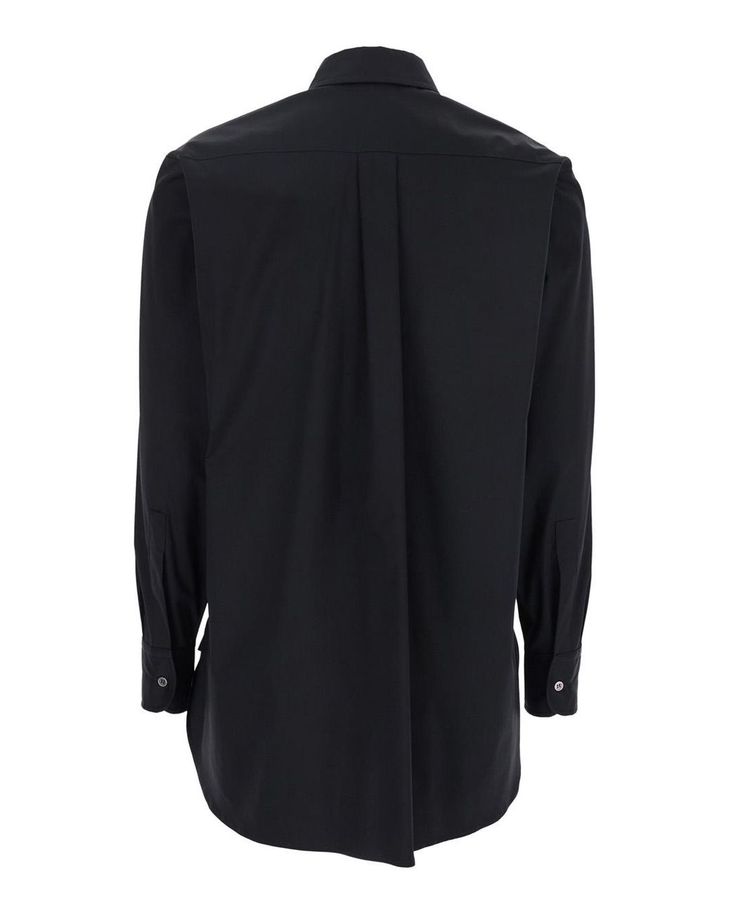 Le Plain Blue Shirt With Classic Collar