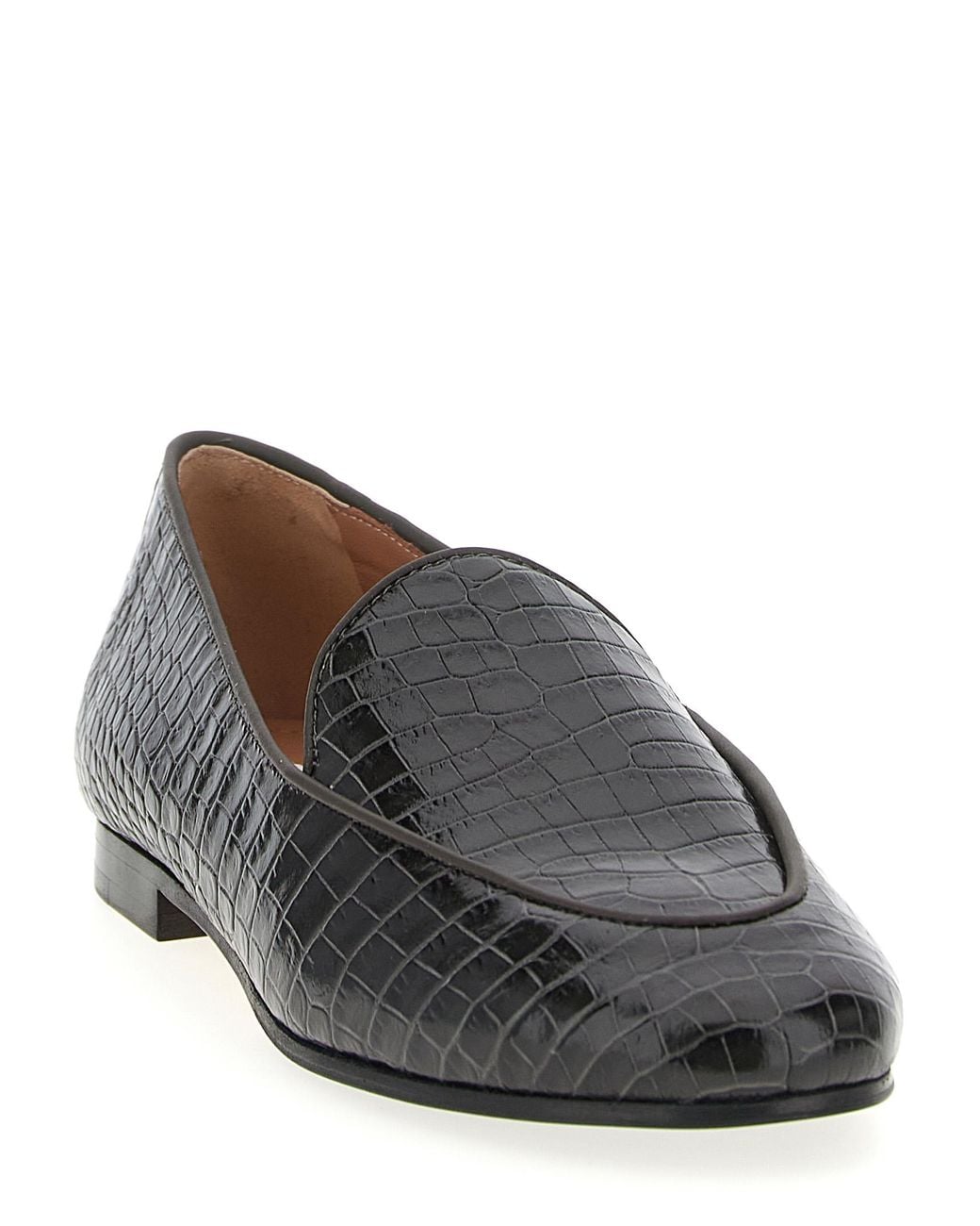 Aquazzura Gray 'Guanto' Loafers