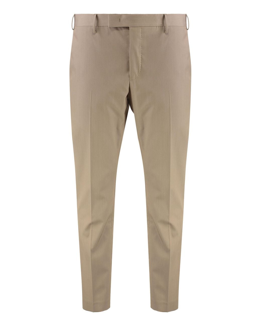 PT Torino Natural Slim Fit Trousers Silk Chinos for men