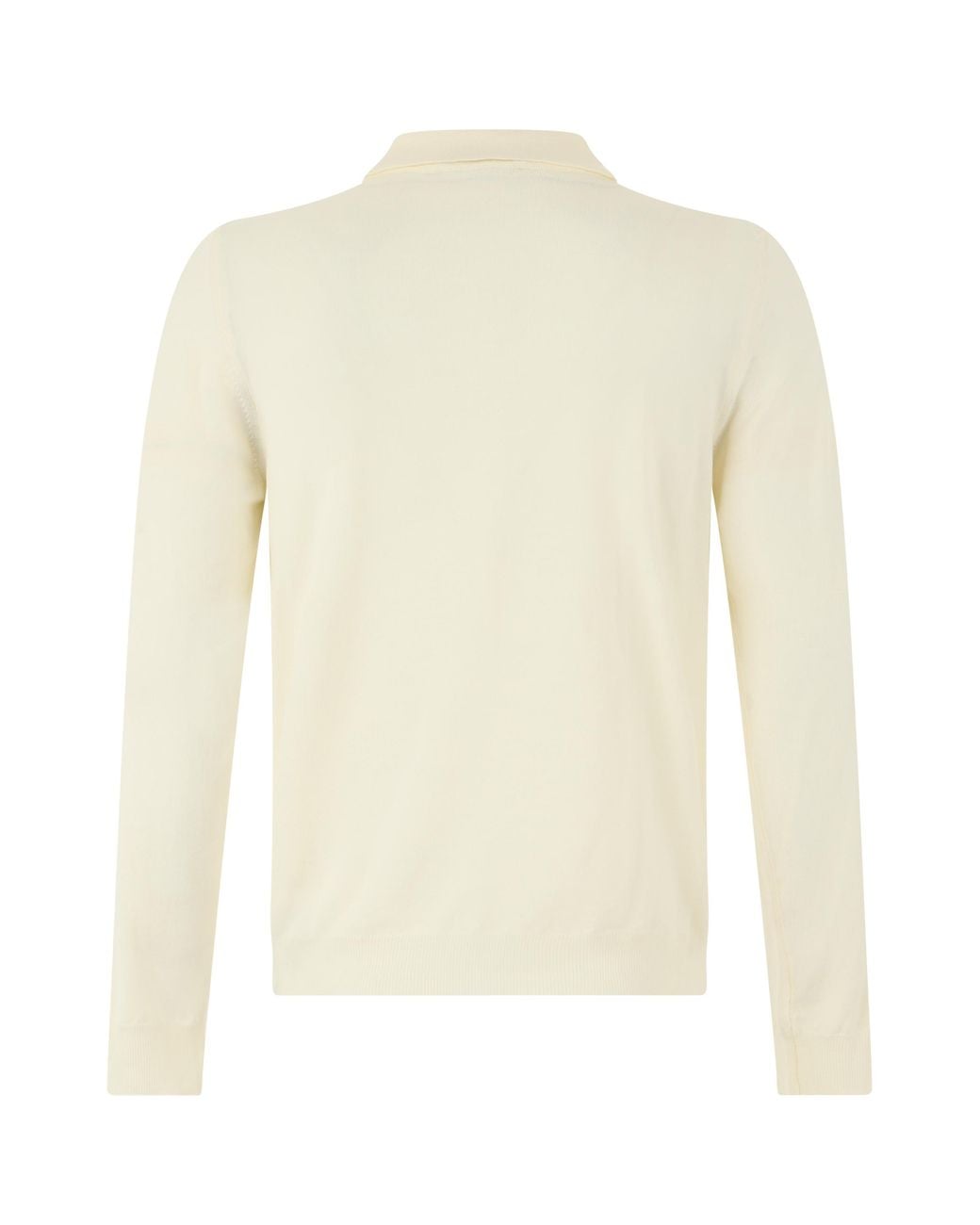 Slowear White Wool Polo Sweater Virgin T-Shirts And Polos for men