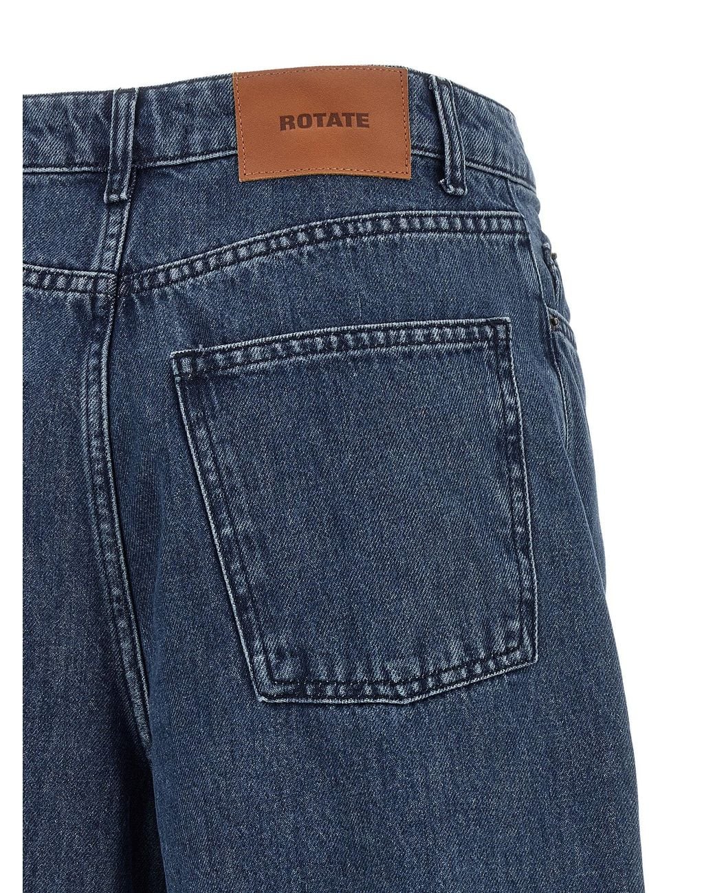 ROTATE BIRGER CHRISTENSEN Barrel Leg Jeans in Blue | Lyst