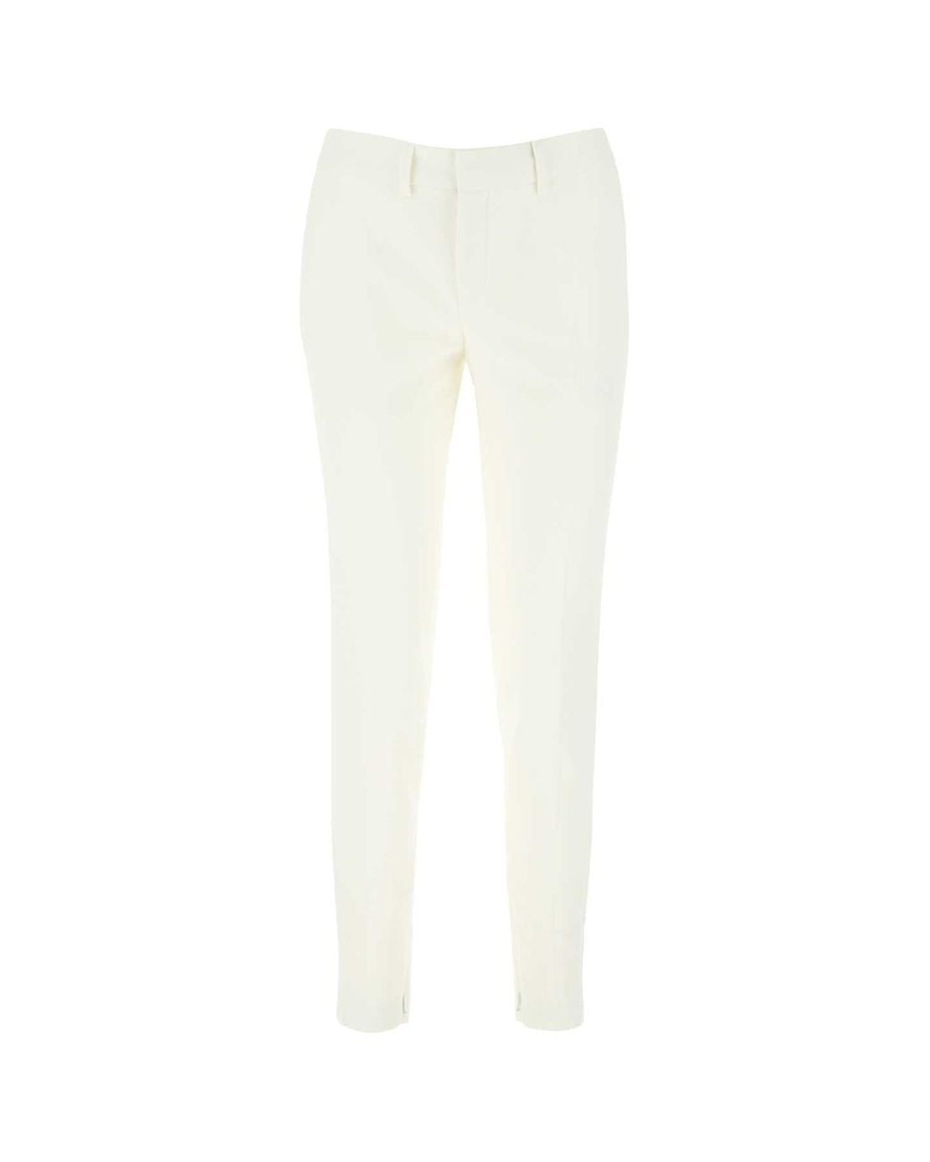 Saint Laurent White Pantalone