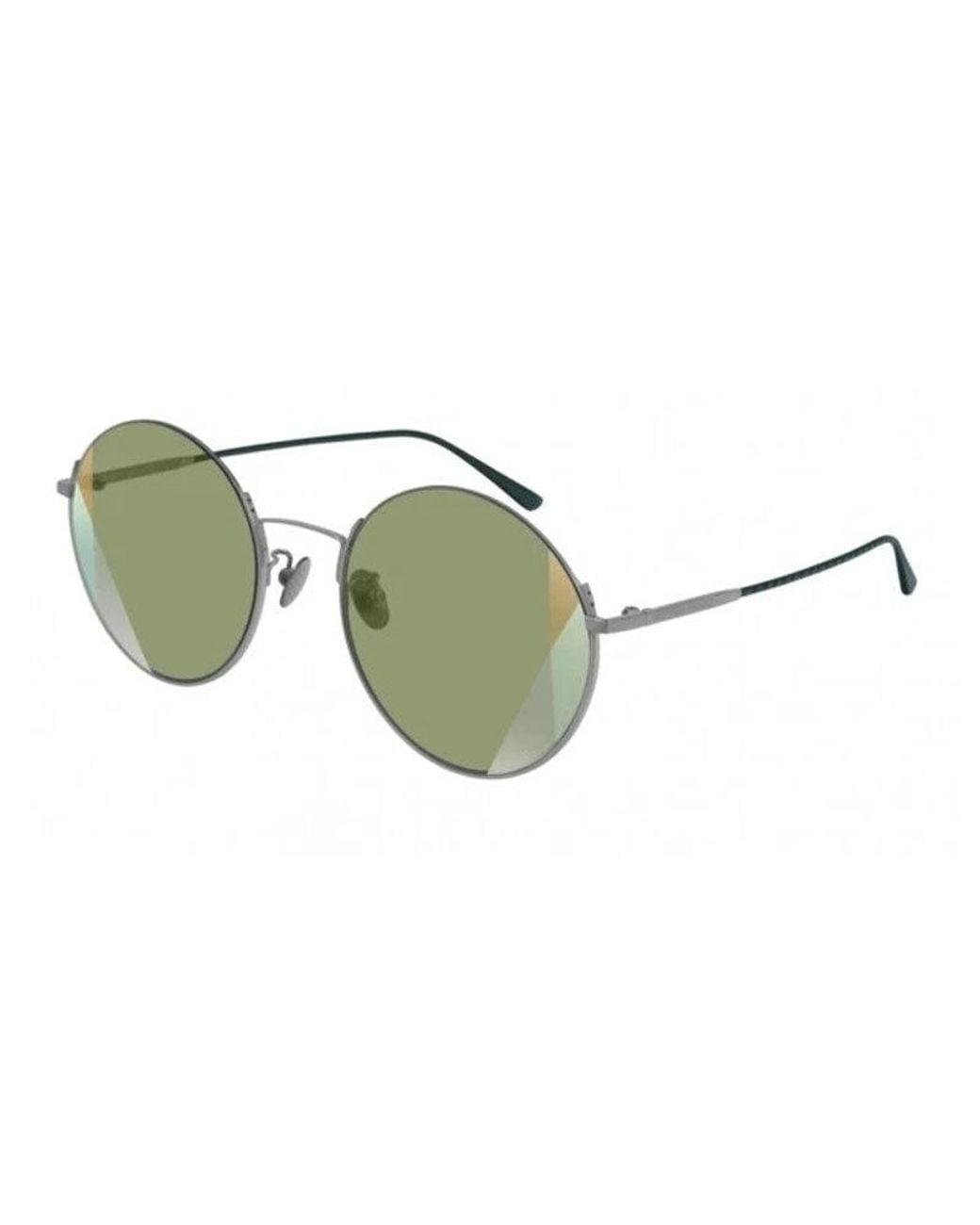 Bottega Veneta Green Sunglasses Round Full Rim, Frame And Lens Bv0246S004