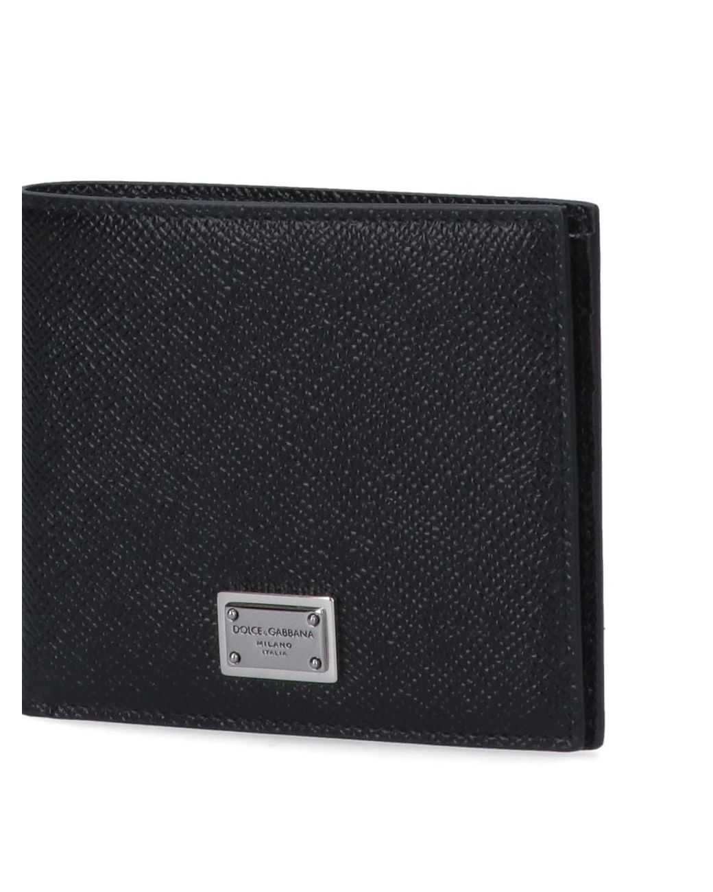 Dolce & Gabbana Black Leather Wallet for men