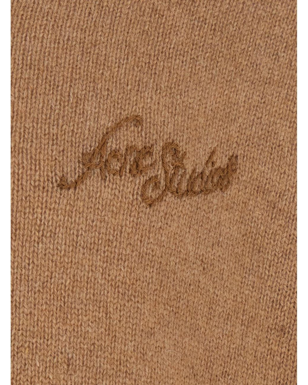 Acne Brown High-Collar Wool Sweater Top for men
