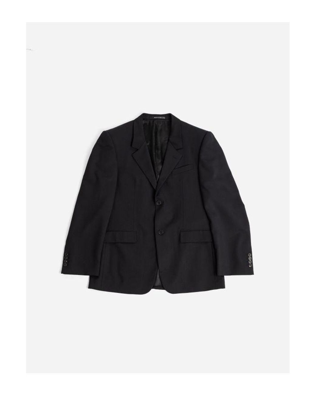 Balenciaga Black Tailored Jacket for men