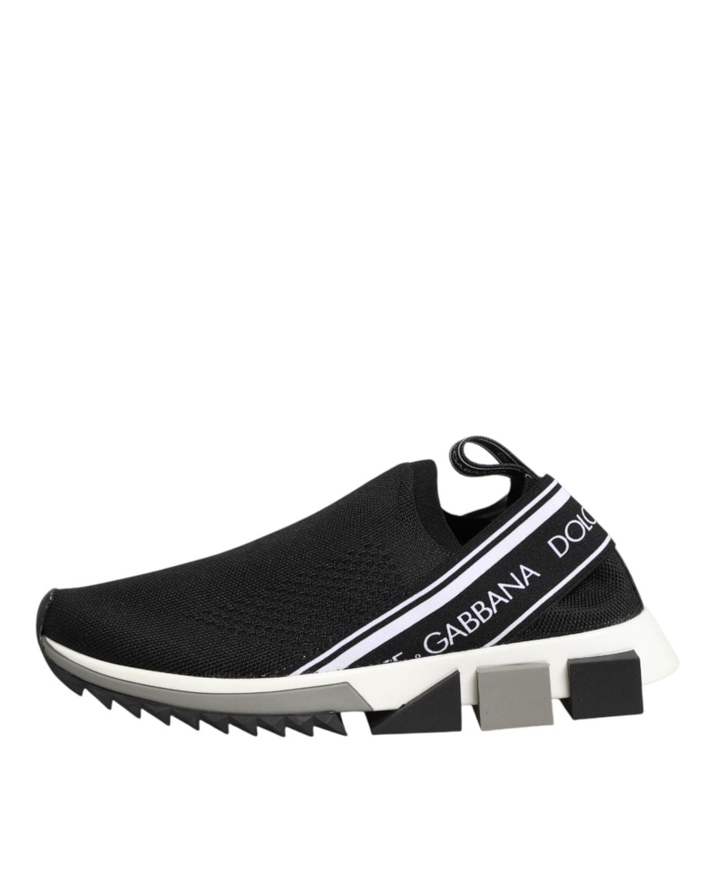 Dolce & Gabbana Black Slip On Sorrento Low Top Sneakers Shoes 05+Pa+Pl+Vi