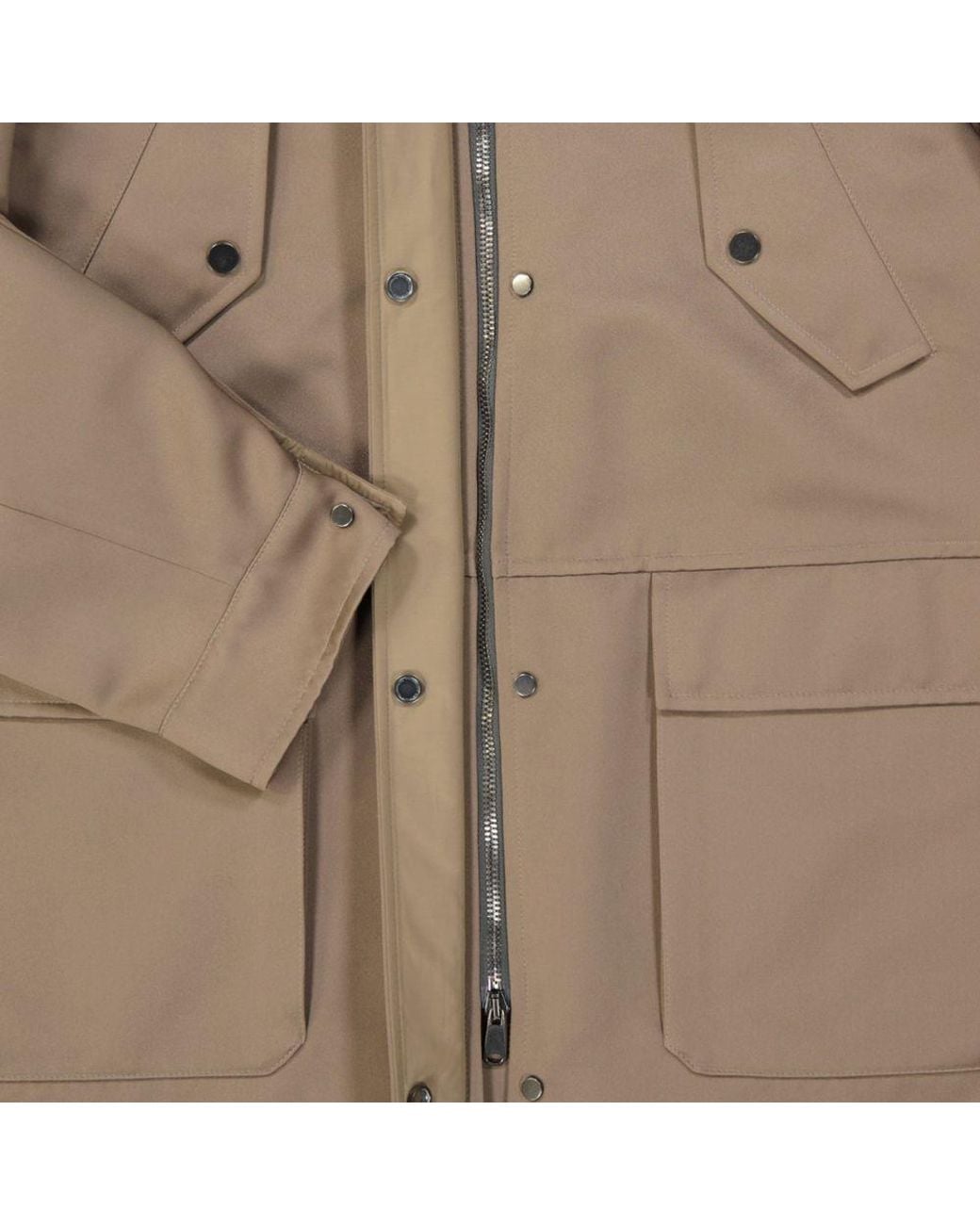 Brunello Cucinelli Brown Blend Cotton Parka