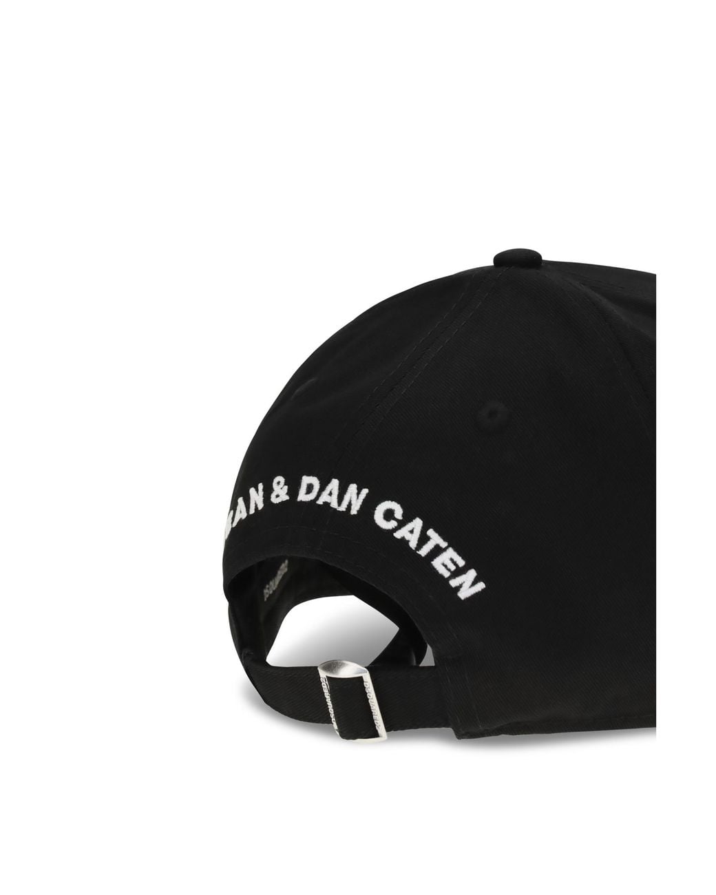 DSquared² White Baseball Cap Logo Cotton Hat for men