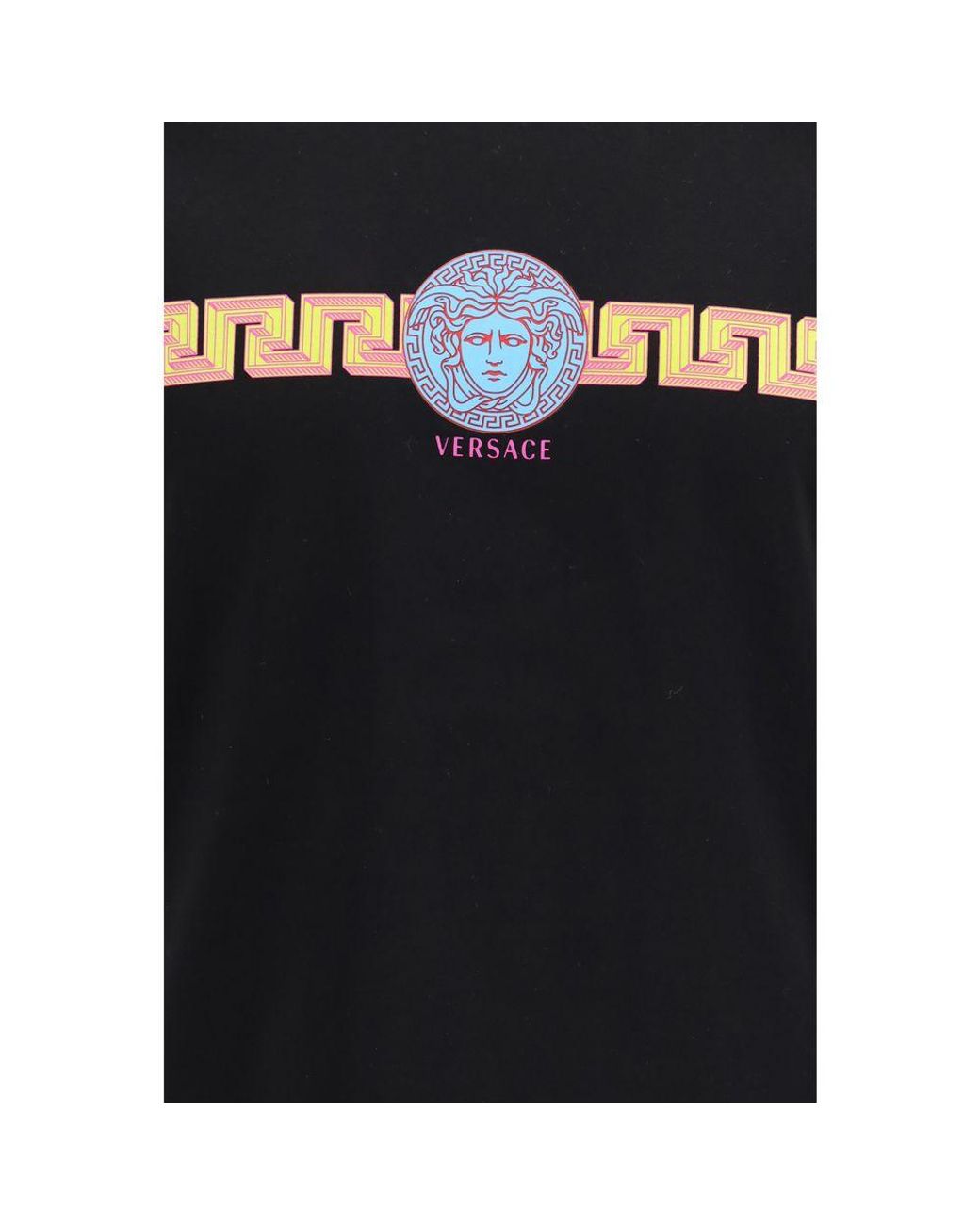 Versace Black Cotton T for men