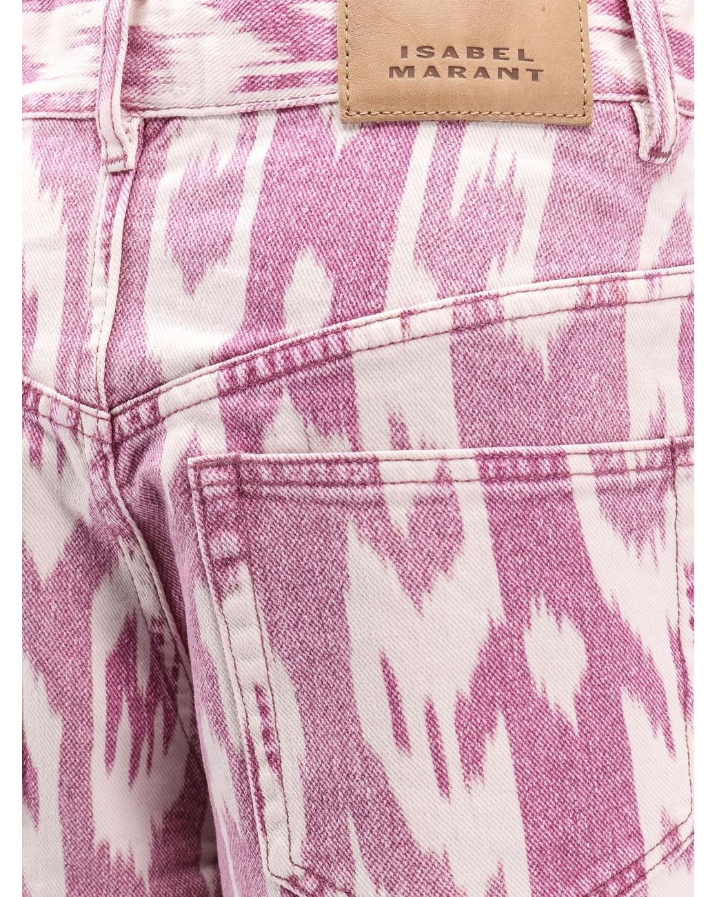 パンツ MARANT ETOILE Joanny denim trouser with ikat print Isabel Marant Étoile Joanny Ikat Denim Jeans | Liberty