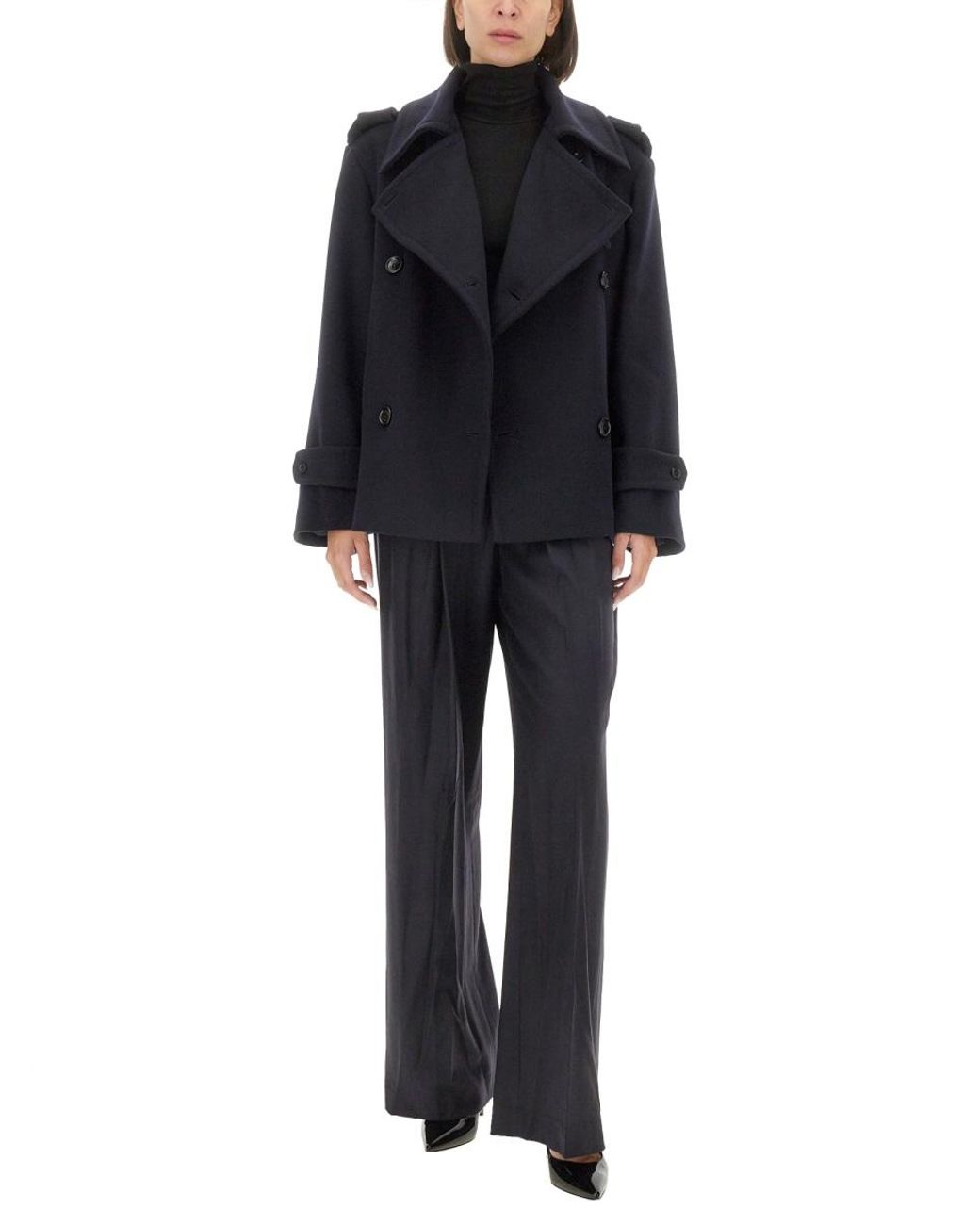 Max Mara Blue Max Mara Laveno Coat