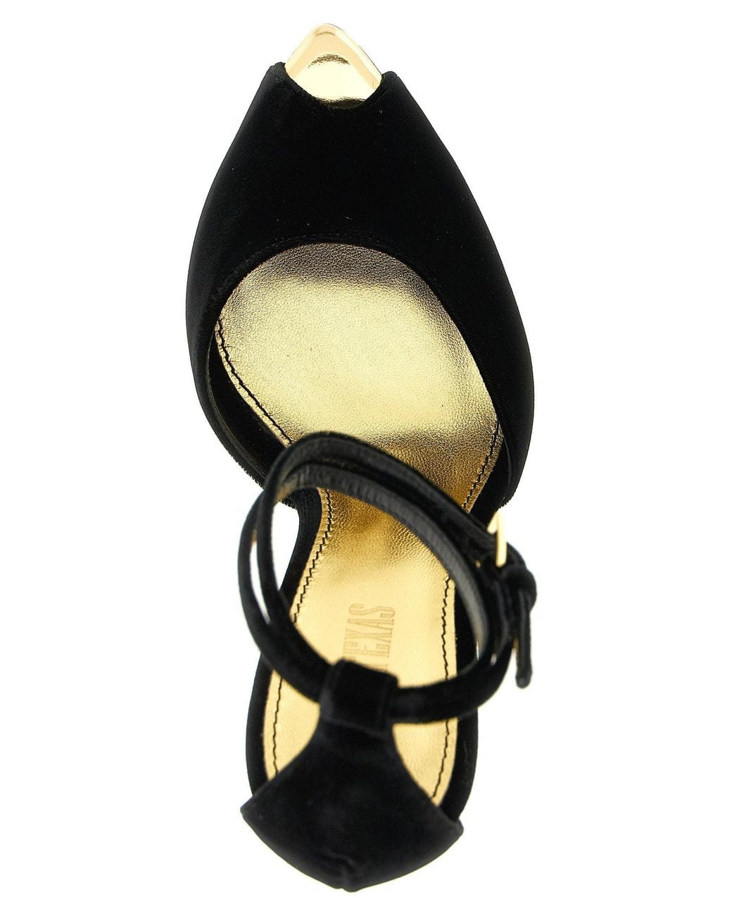 Paris Texas Black Sandal