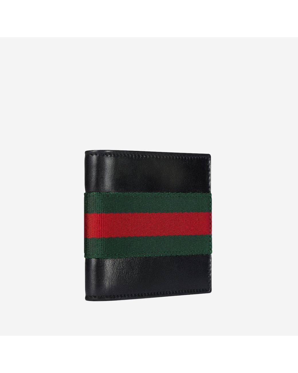 Gucci Black Bi-Fold Wallet Leather & Cardholders for men