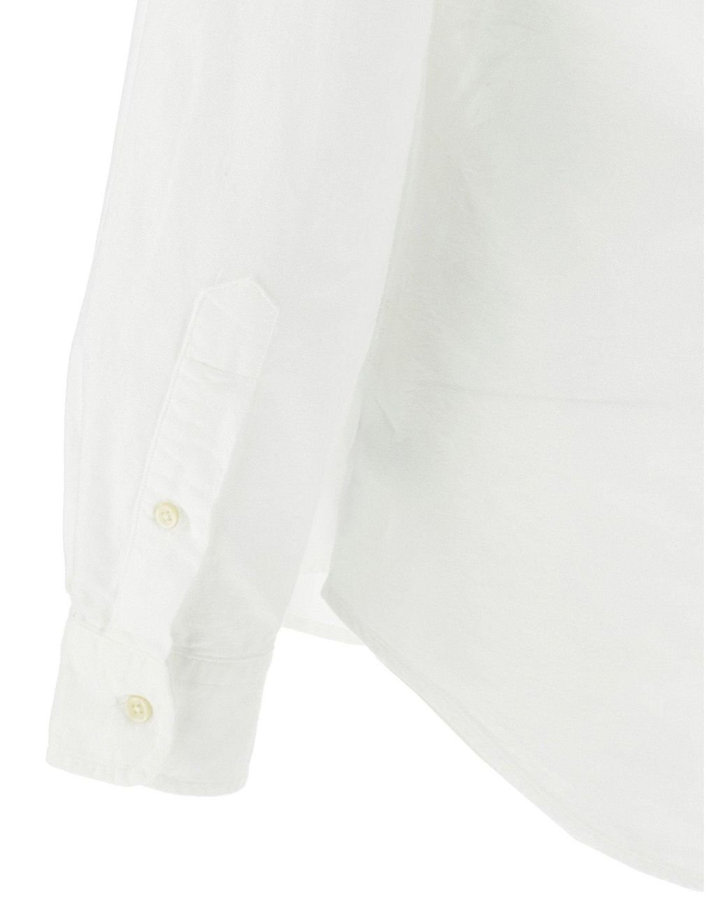 Polo Ralph Lauren White Button-Down Oxford Cotton Shirt for men