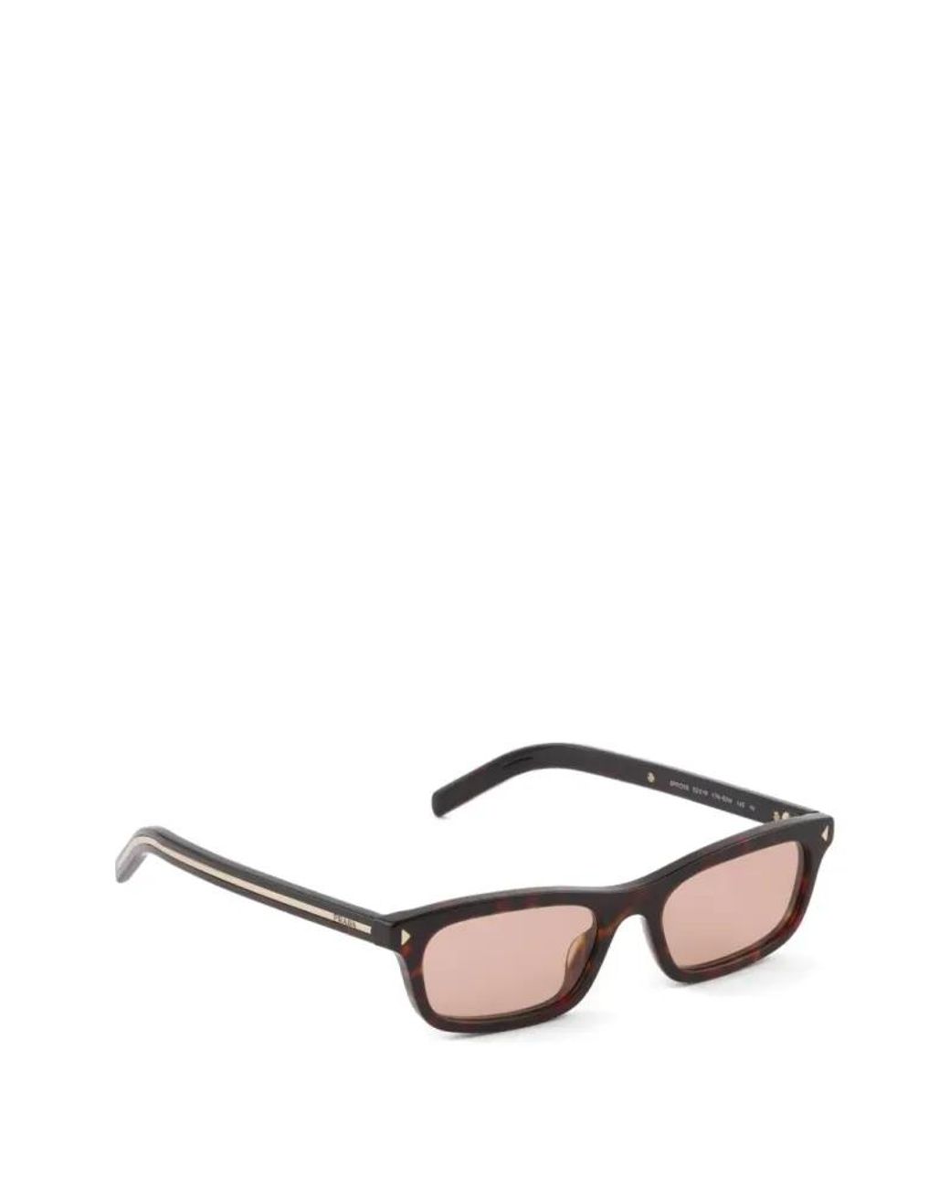 Prada Pink Sunglasses With The Iconic Metal Plaque