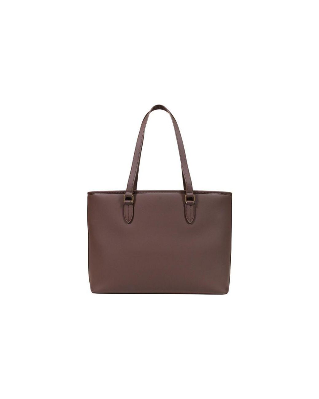 Love Moschino Brown Polyethylene Handbag Bag
