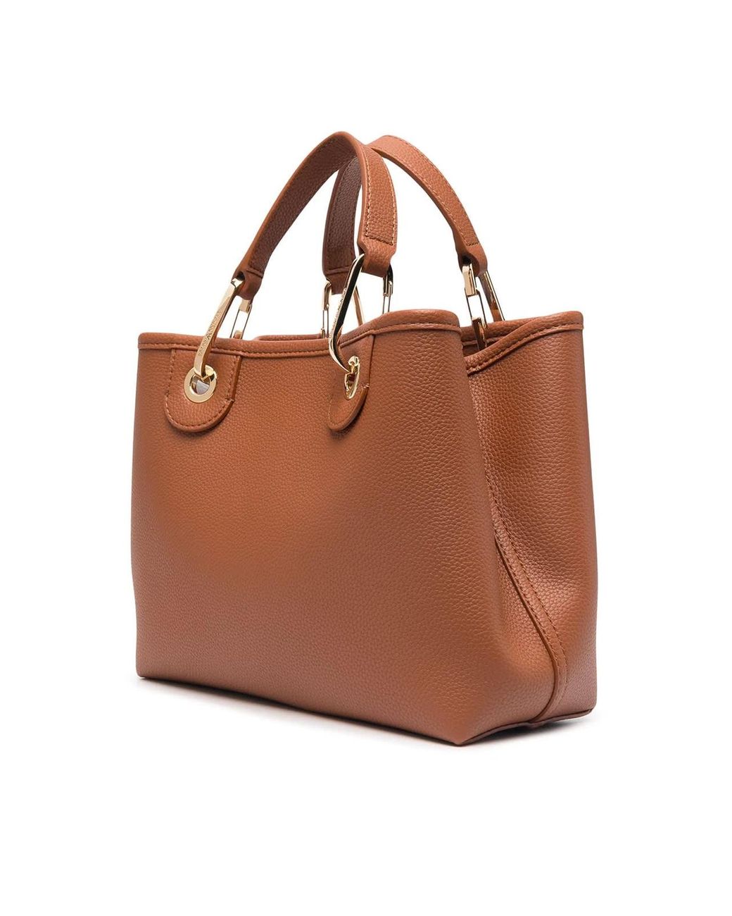 Emporio Armani Shopping Bag in Brown | Lyst