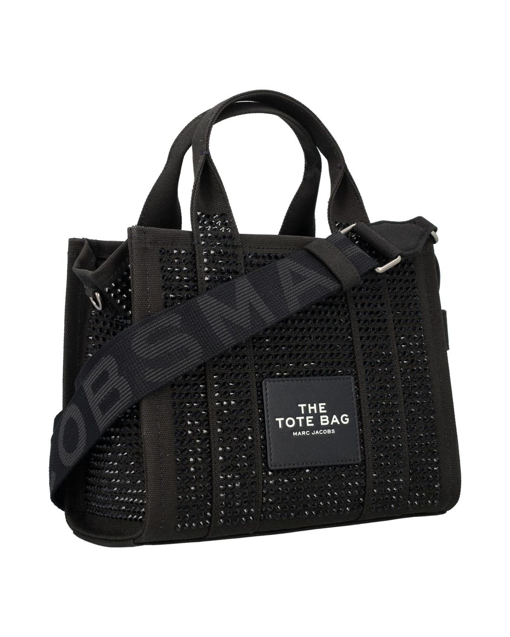 クリスタル　ブラック トートバッグ　MARK JACOBS Marc Jacobs The Small Crystal Tote Bag in Black | Lyst