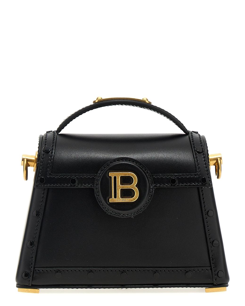 Balmain Black B-Buzz Dynasty Hand Bags