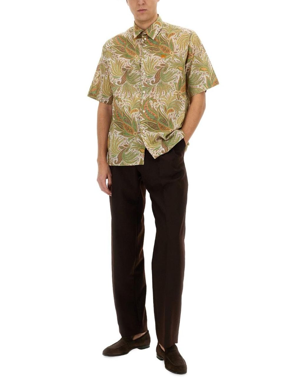 Etro Natural Over Shirt Cotton for men