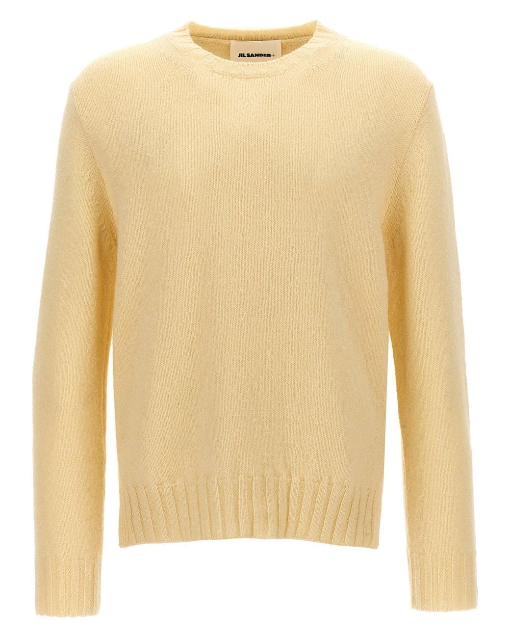 Jil Sander Natural Wool Blend Sweater