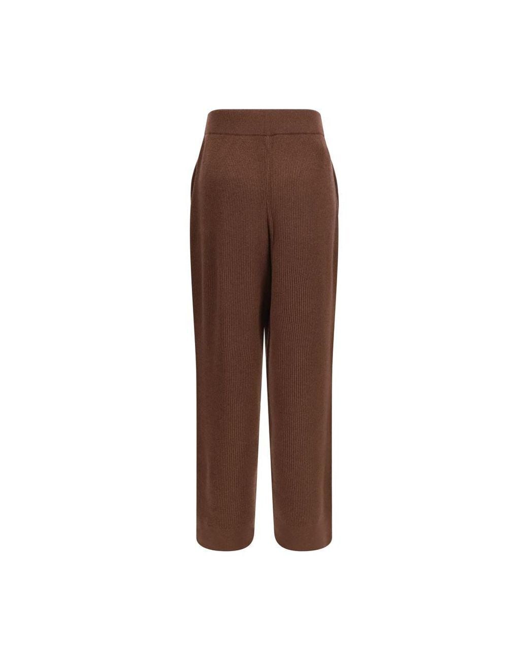 Brunello Cucinelli Brown Cashmere Casual Pants