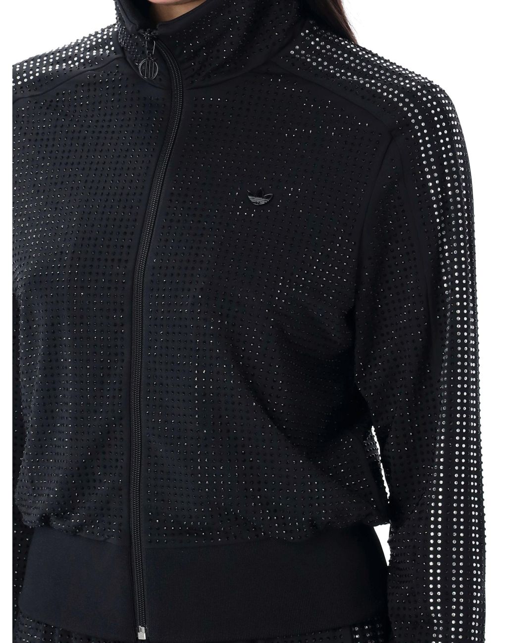 アディダス☆レディース☆Atlanta Print Rhinestone Track Top adidas Atlanta Print Rhinestone Track Top - Black | Free