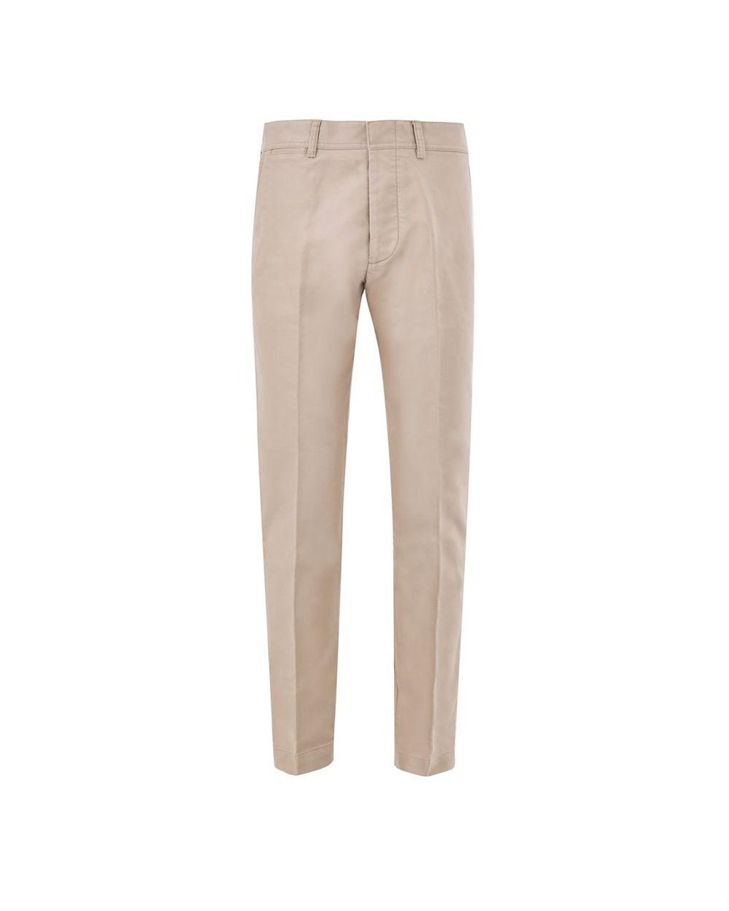 Tom Ford Natural Beige Cotton Chino Pants for men