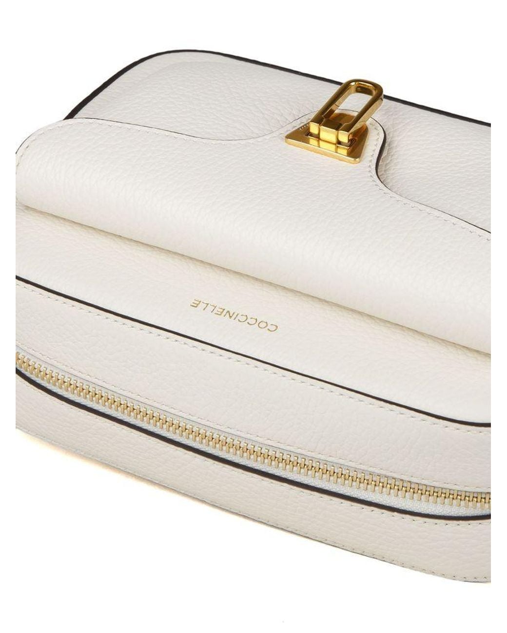 Coccinelle White Coccinelle Beat Shoulder Bag