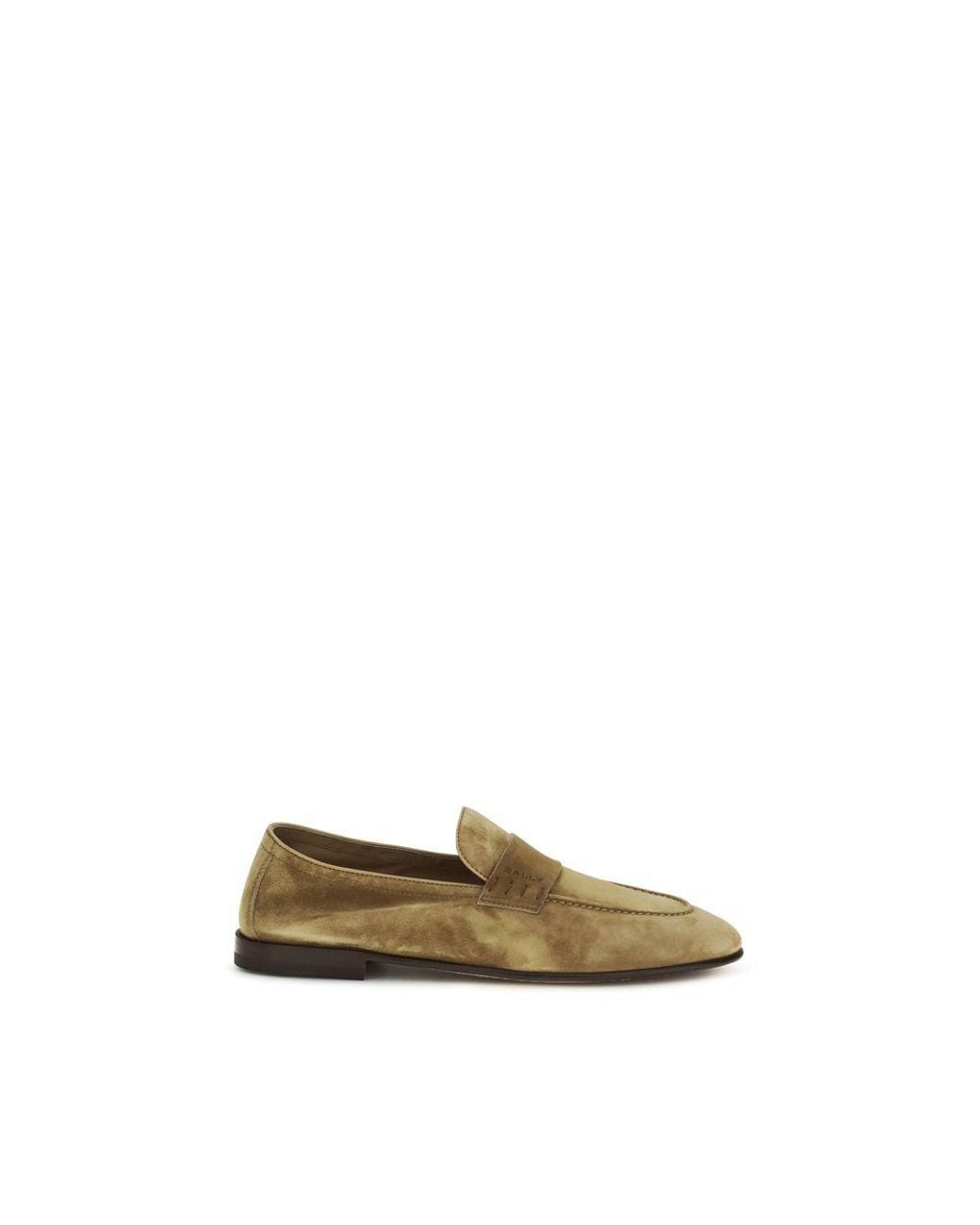 Bally Natural Beige Calf Leather Bos Taurus Slip for men