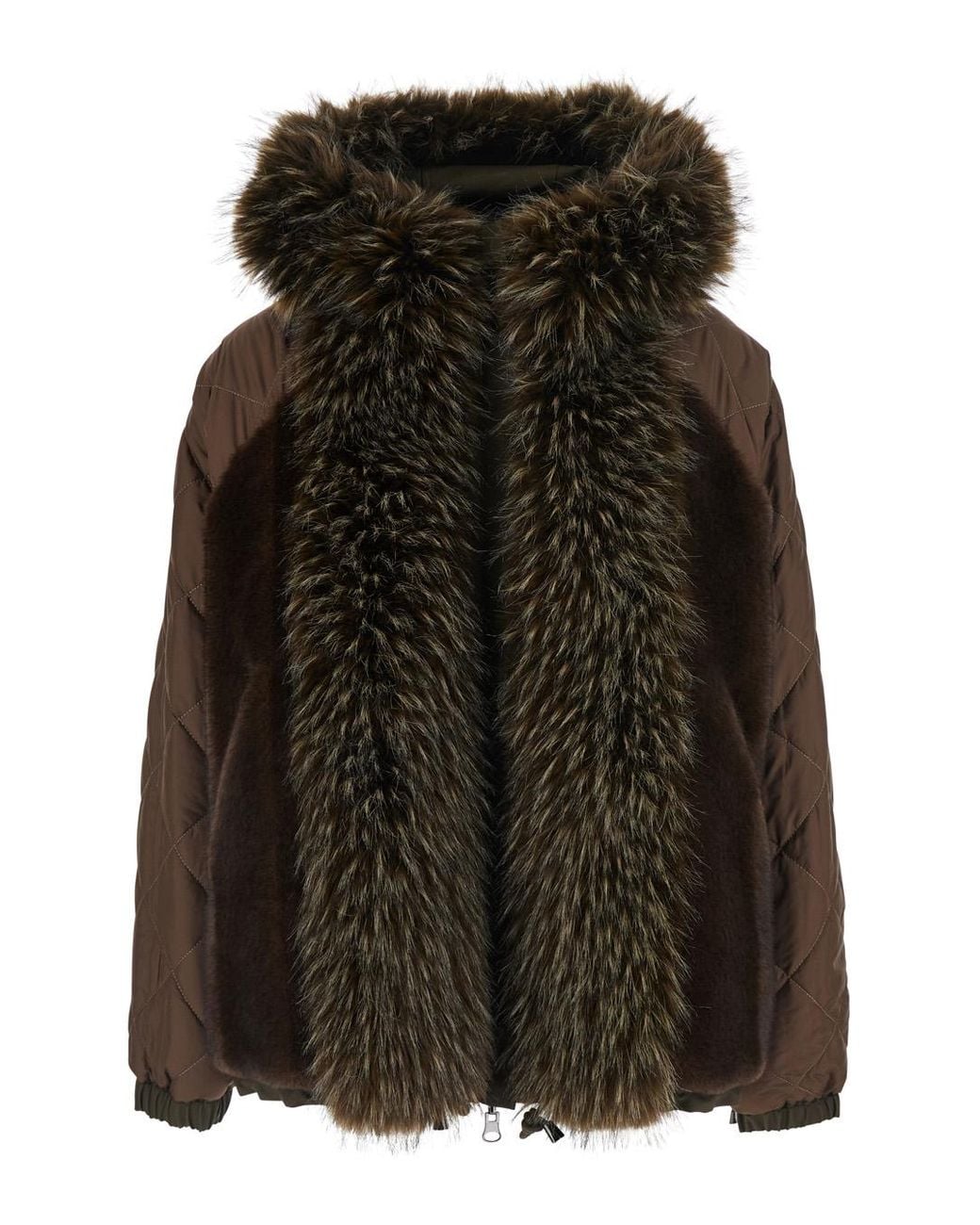 VALENTINI 1972 Green Reversible Parka Cotton Coat