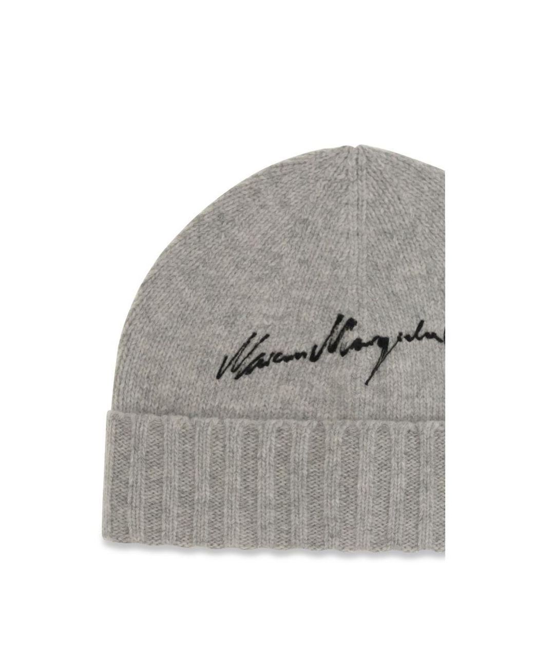 MM6 by Maison Margiela Gray Wool Oves Aries Beanie Accessory