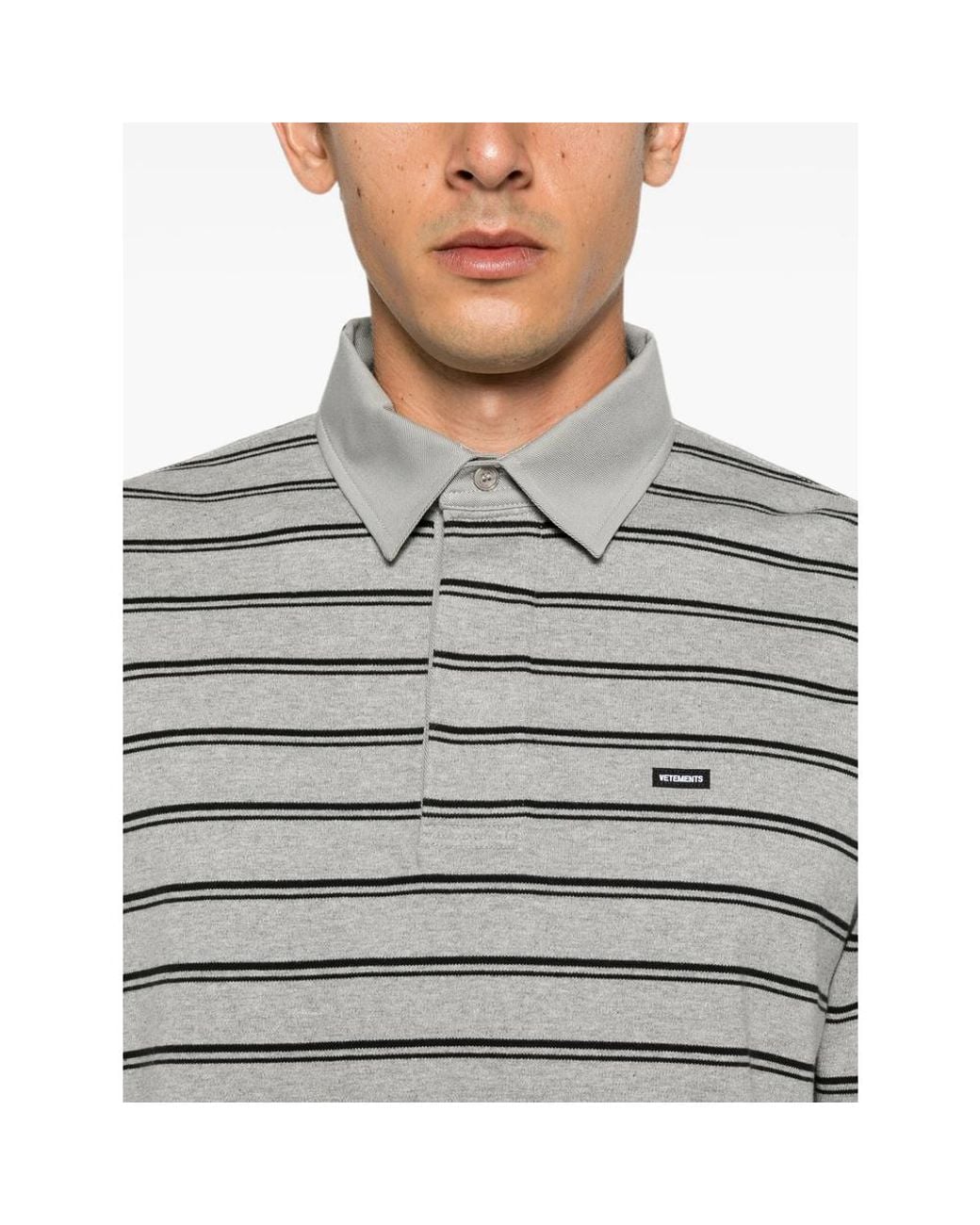 Vetements Gray Polo Shirts for men