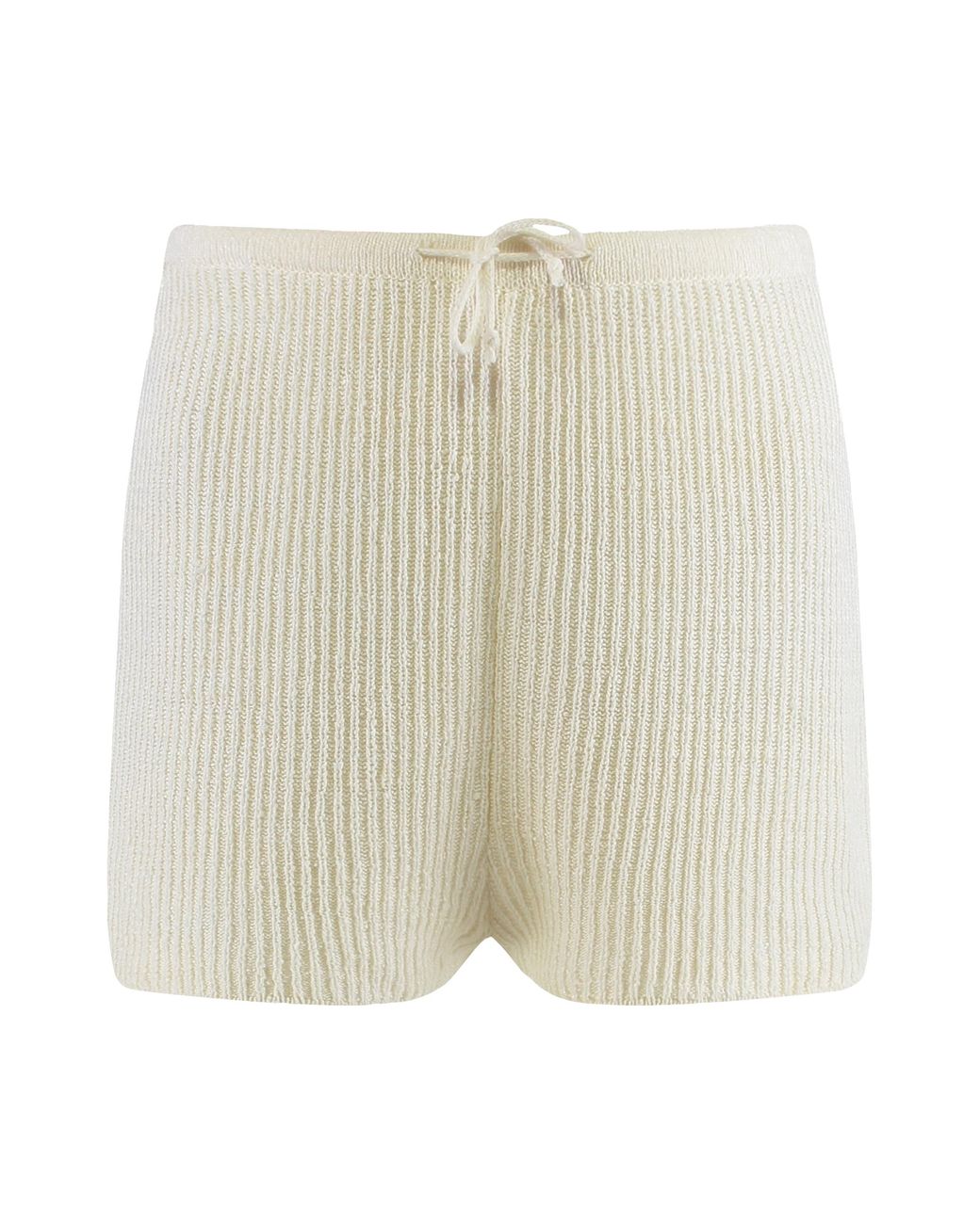 LeKasha Natural Knitted Shorts Linen