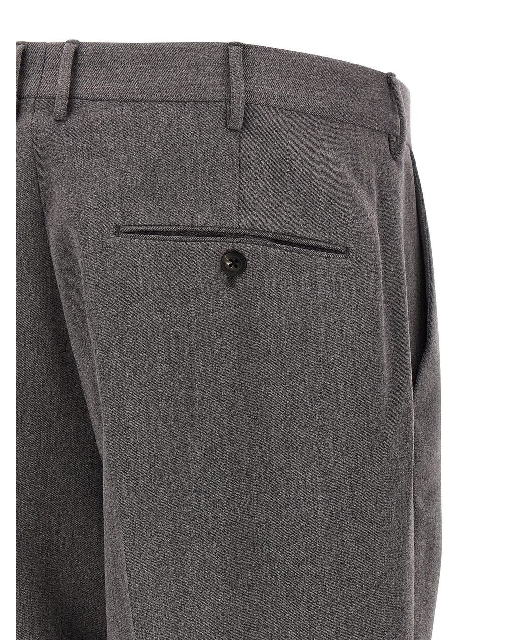 Cellar Door Gray Milo Trousers for men