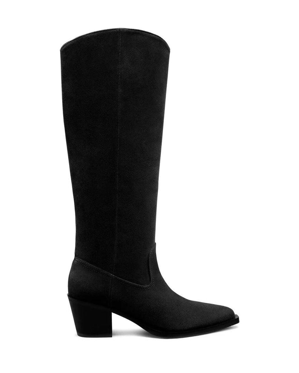 Stuart Weitzman Black Stuart Weitzman Suede Knee-High Boot