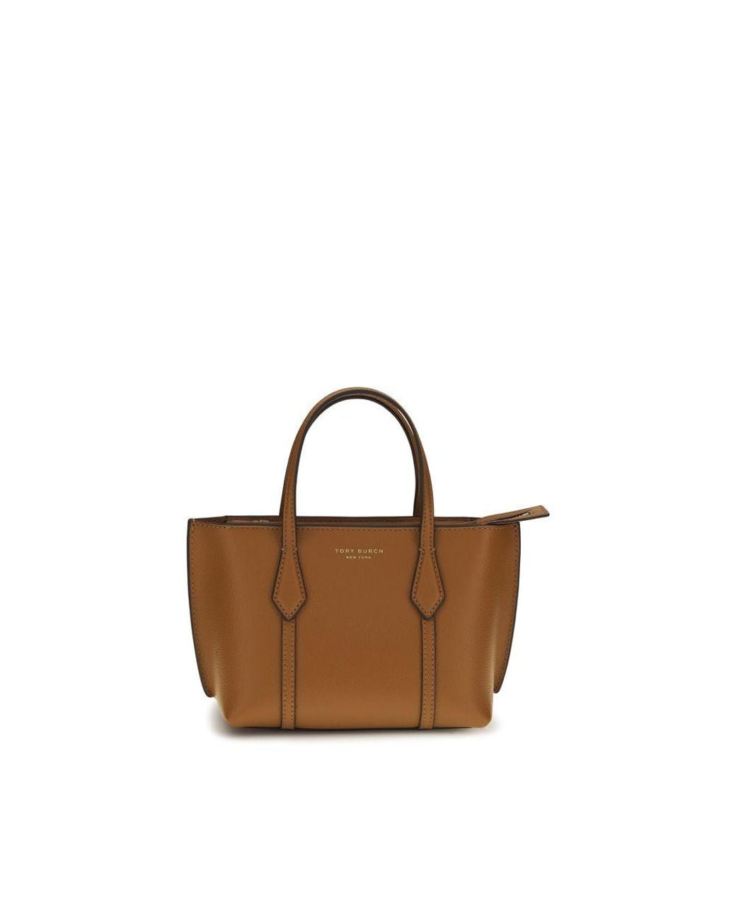 Tory Burch Brown Calf Leather Bos Taurus Shoulder Bag