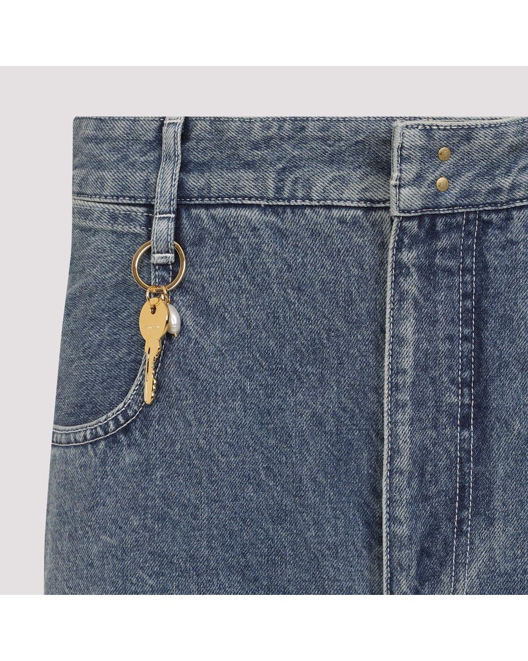 パンツ CARVEN TR201 WIDE LEG TROUSERS Carven Tr201 Wide Leg Trousers in Blue | Lyst