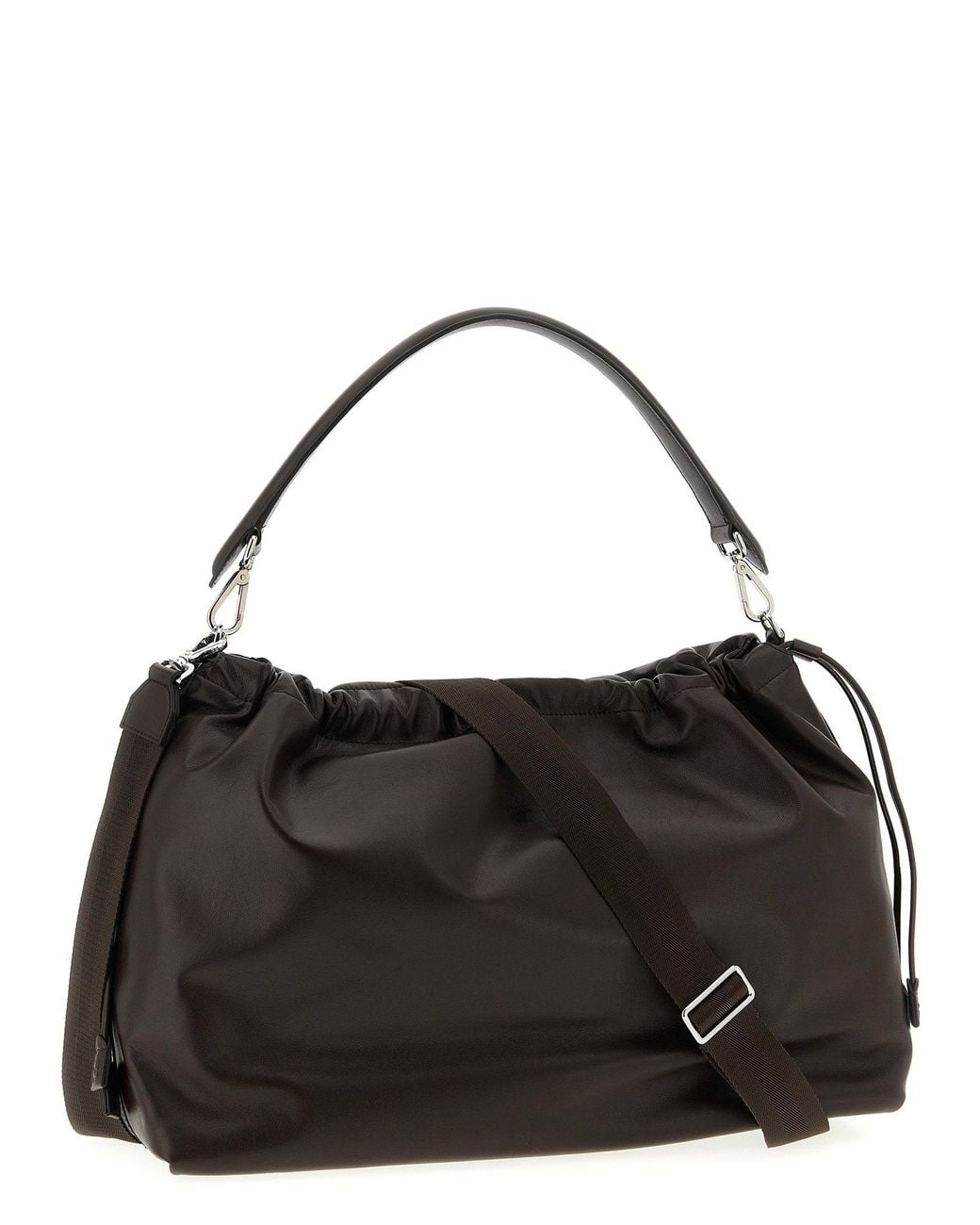 Fendi Black Flux Maxi Shoulder Bag
