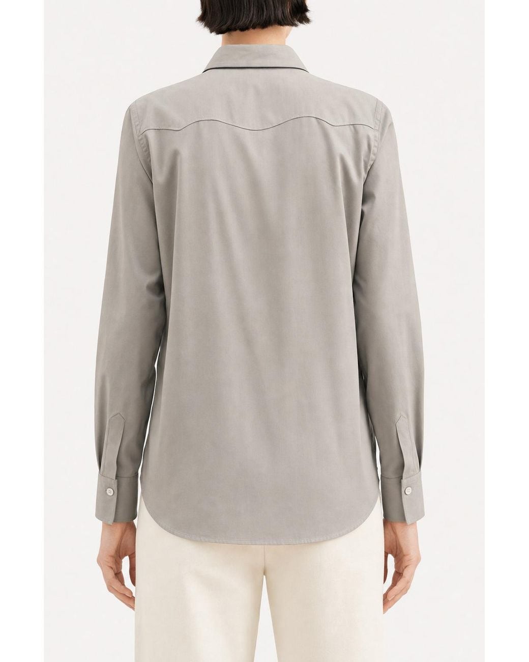 Brunello Cucinelli Gray Light Classic Shirt