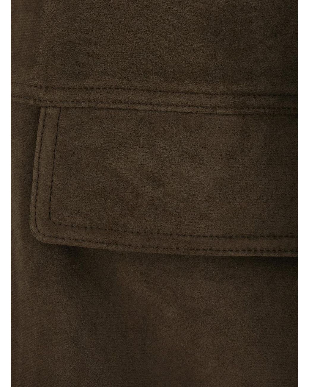 DUNST Green Half Jacket Lily Alter-Suede Polyurethane
