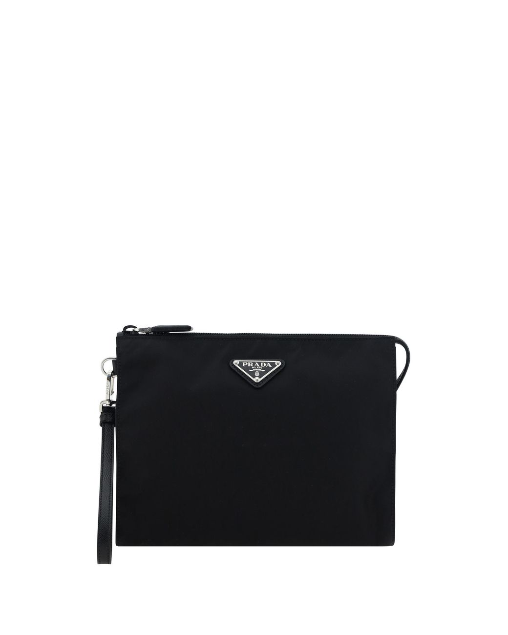 Prada Black Beauty Case Polyamide Wash Bags for men