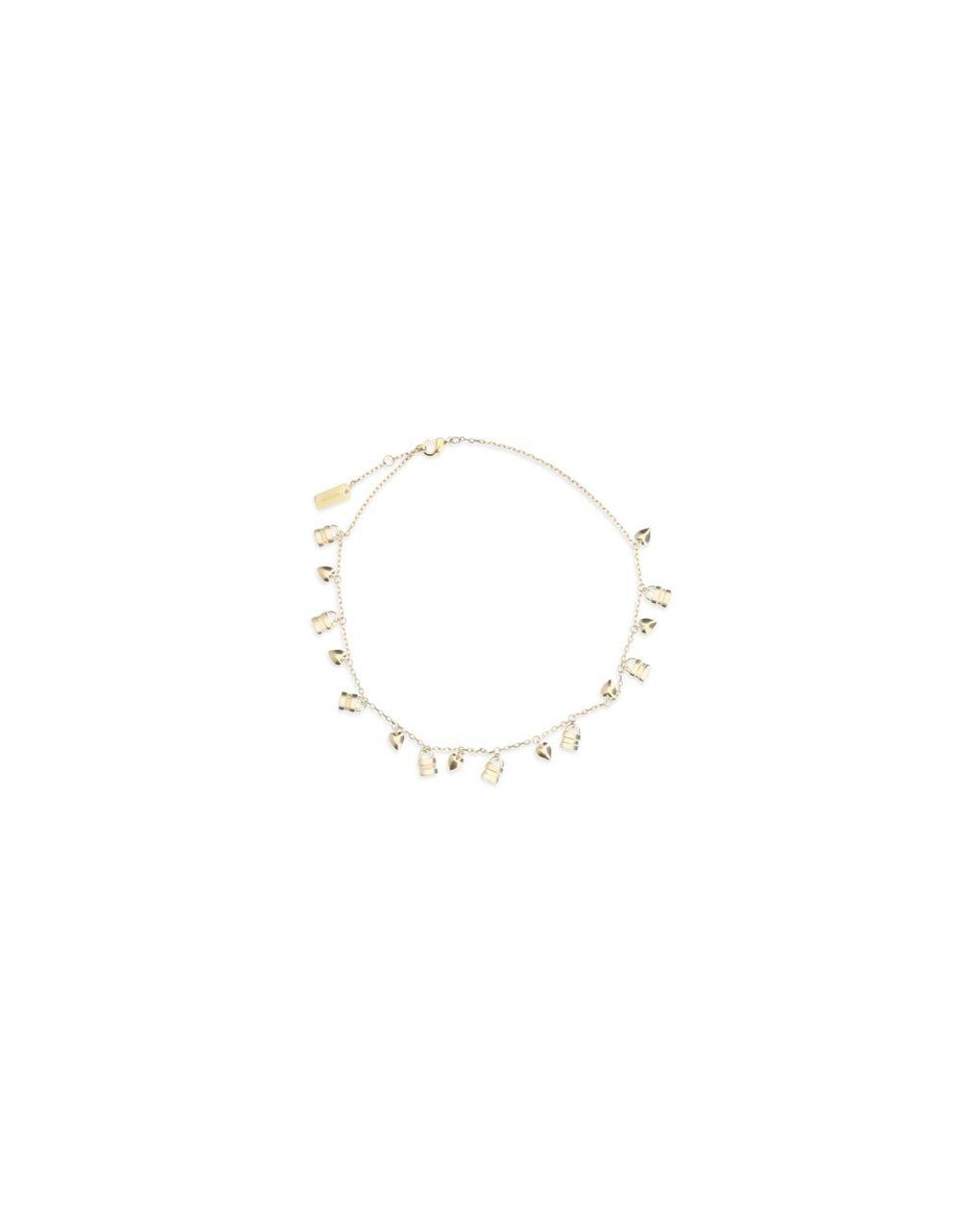 Chloé Metallic Gold Brass Necklace
