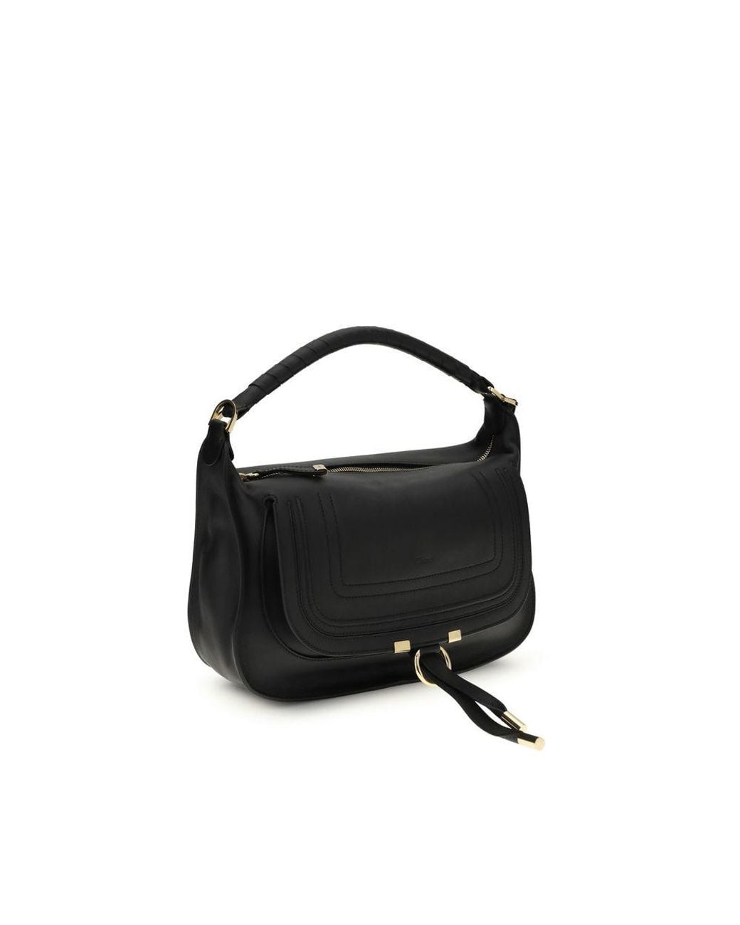 Chloé Black Calf Leather Bos Taurus Shoulder Bag