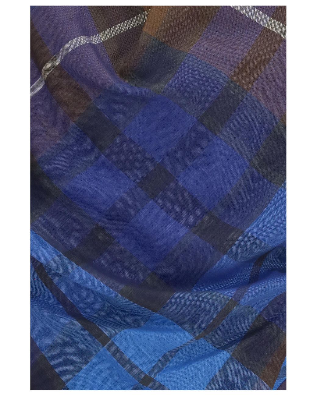 Vivienne Westwood Blue Checks Sweet Heart Neck Top
