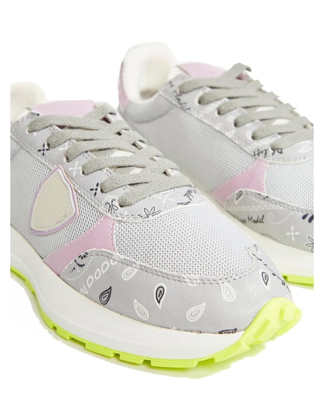 Philippe Model Metallic Philippe Model Antibes Low Sneakers