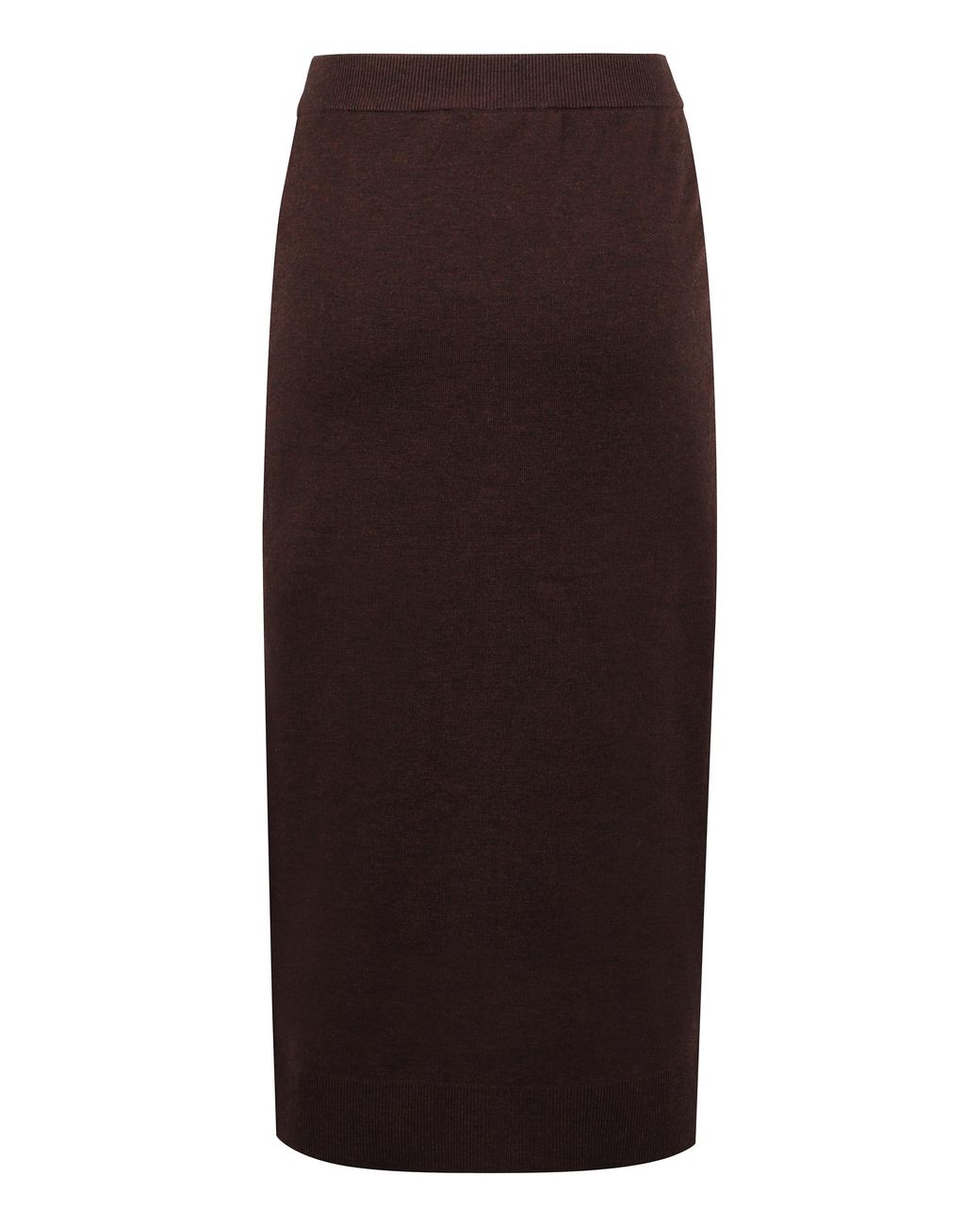 Victoria Beckham Brown Midi Skirt